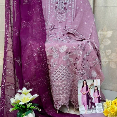 Georgette Semi Stitched Salwar Suit AR-502 secondary