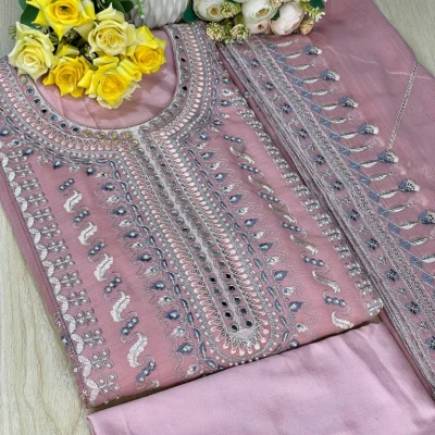 Georgette Semi Stitched Salwar Suit AR-510 PEC