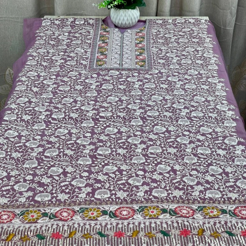 Georgette Semi Stitched Salwar Suit AR-513 NUD