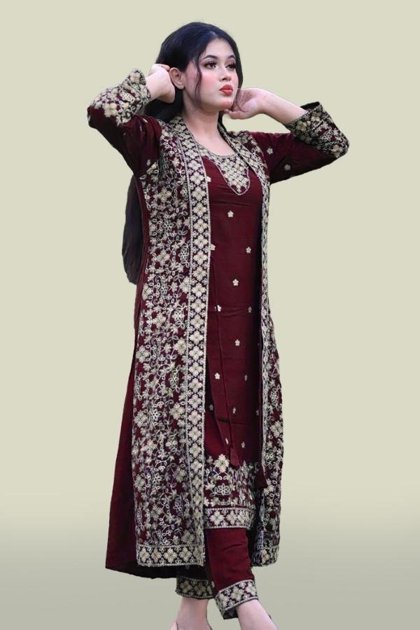 Eid Special Georgette Semi Stitched Salwar Suit